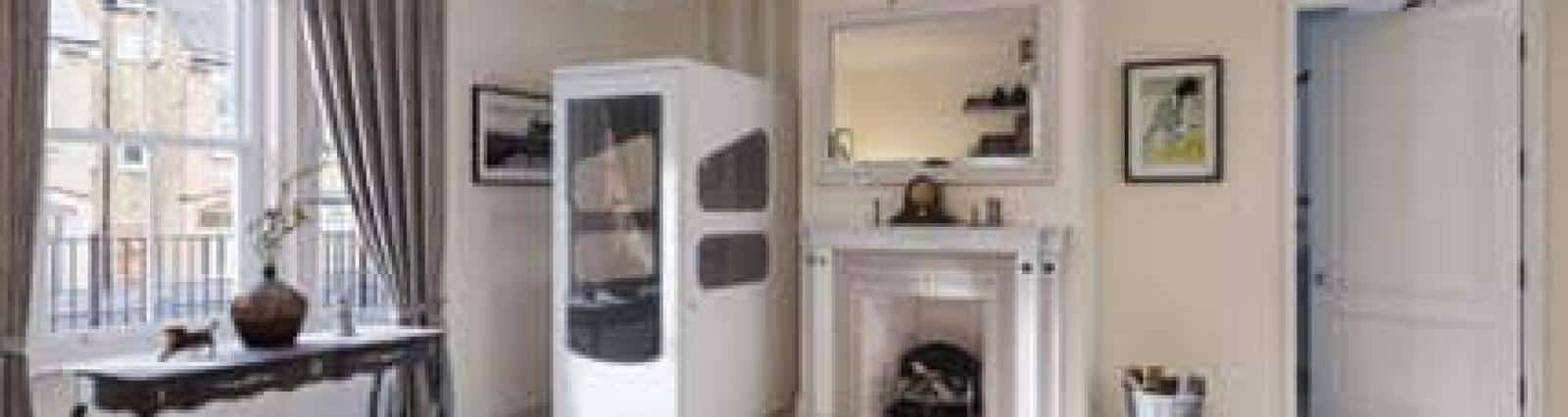 VE enclosed through-floor home lift